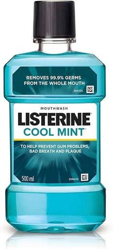 [826] Listerine Cool Ment 500ml 
