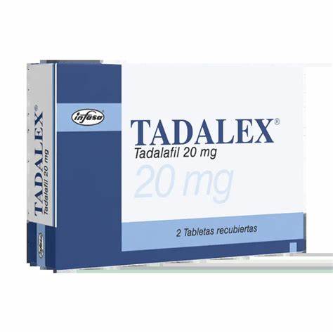 [2454] Tadalex 20mg (Tadalafil)*2 Tabletas Recubiertas  