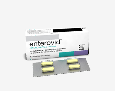 [1018] Enterovid Blister 4 Tabletas 400mg 